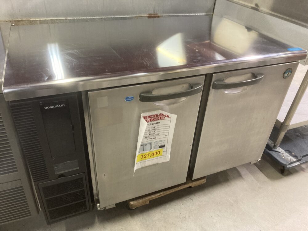 厨房はリサイクルマートドットコムホシザキ コールドテーブル 冷凍冷蔵庫 mm 横型 RFT-150MTCG-ML 台下冷凍冷蔵庫  幅1500×奥行450×高さ800 業務用